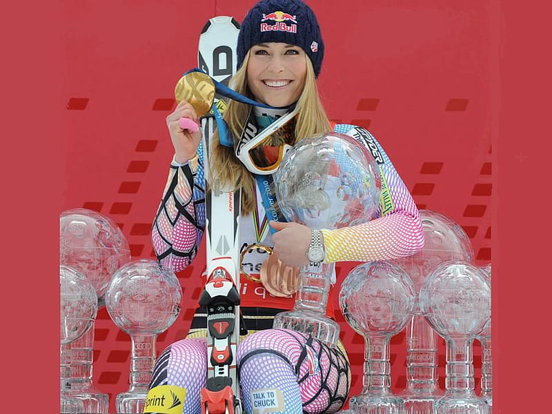 Lindsey Vonn, skier, olympics, slalom, ski, alpine, lindsey, vonn, racer, super g, downhill, HD wallpaper