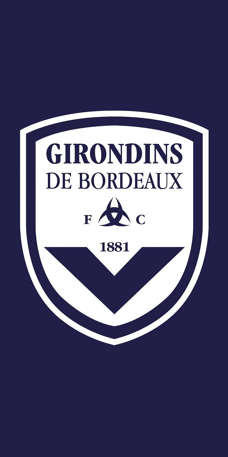 Girondins Bordeaux, ligue 1, soccer, logo, HD phone wallpaper