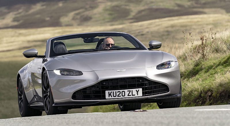 2021 Aston Martin Vantage Roadster (Color: Spirit Silver) - Front , car, HD wallpaper 2021 Aston Martin Vantage Roadster (Color: Spirit Silver) - Front , car, HD wallpaper