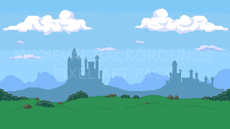 2D Pixel Art Medieval Background Pack. 2D. Unity Asset Store, HD wallpaper