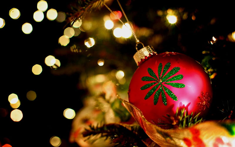 HOLIDAY DECORATION, pattern, red, tree, ball, holidays, christmas, new ...
