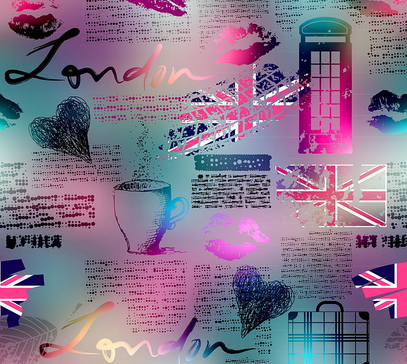 London Pattern, abstract, london, pattern, HD wallpaper