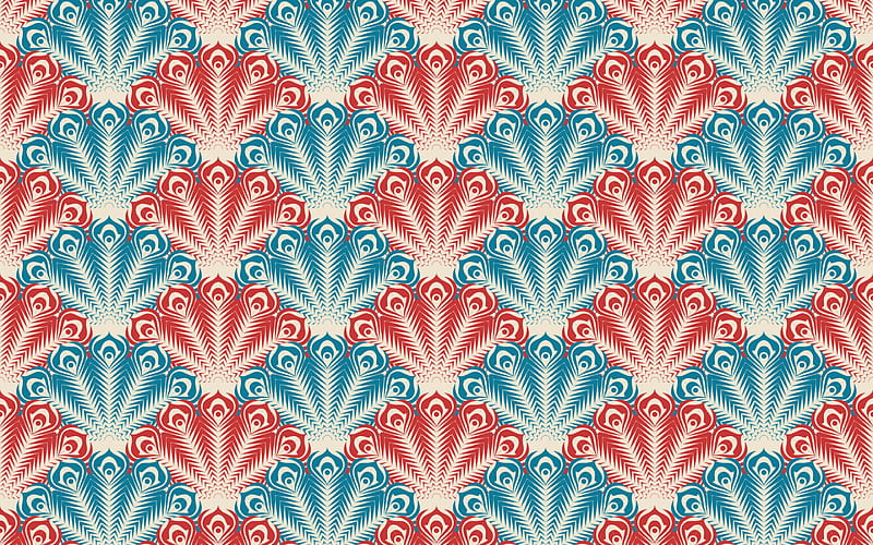 colorful damask pattern, colorful backgrounds, vintage floral pattern, colorful vintage background, floral patterns, background with flowers, colorful retro backgrounds, floral vintage pattern, vintage backgrounds, HD wallpaper