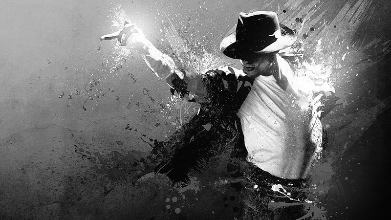 Michael Jackson With White Shirt And Black Hat Michael Jackson, HD wallpaper