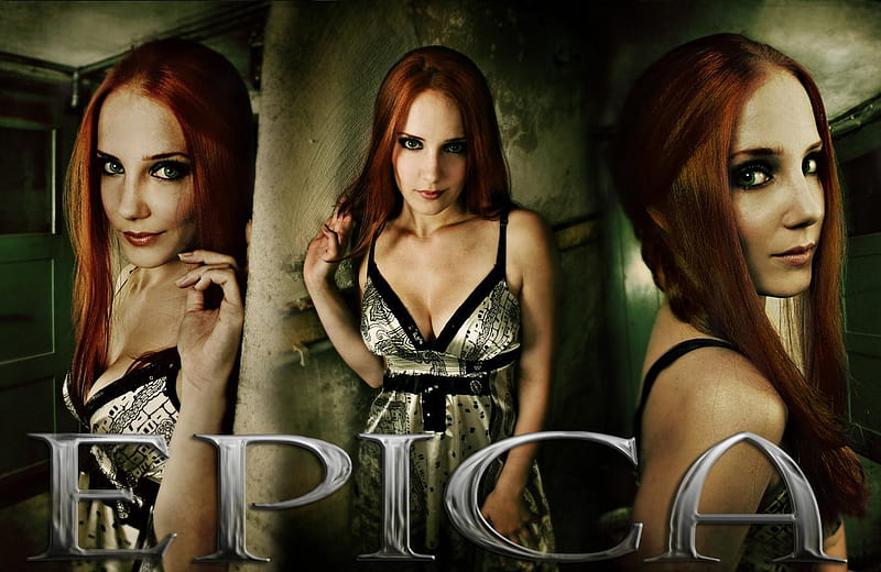 Epica, music, dutch, band, simone, metal, logo, gothic, simons, heavy, HD wallpaper