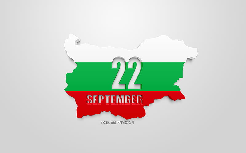 Bulgarian Declaration of Independence, national holiday of Bulgaria, 22 September, 3d flag of Bulgaria, National Day, Bulgaria, Independence Day, HD wallpaper