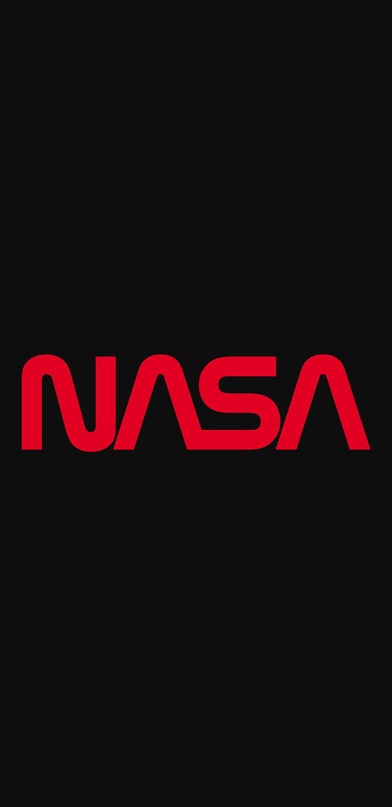 high resolution nasa logo with black background