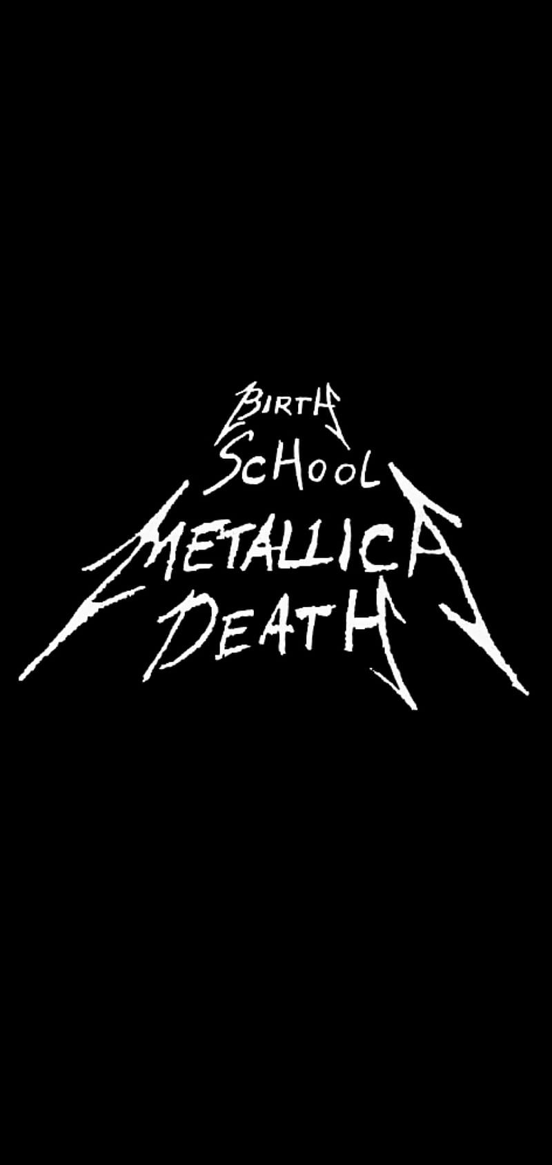 Metallica, birth, death, metal, music, rock, rules, school, HD phone wallpaper