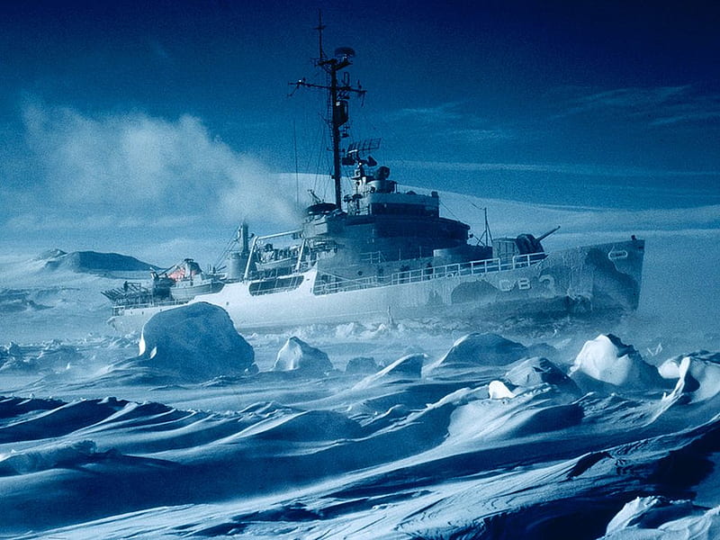 Icebreaker, Antarctic, antarctic, icebreaker, HD wallpaper