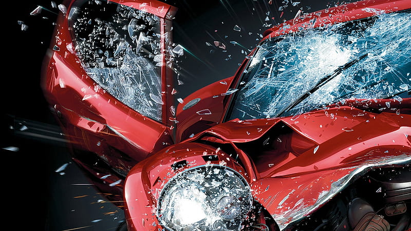 speed accident, smashed, speed, car, accident, speed toll, HD wallpaper