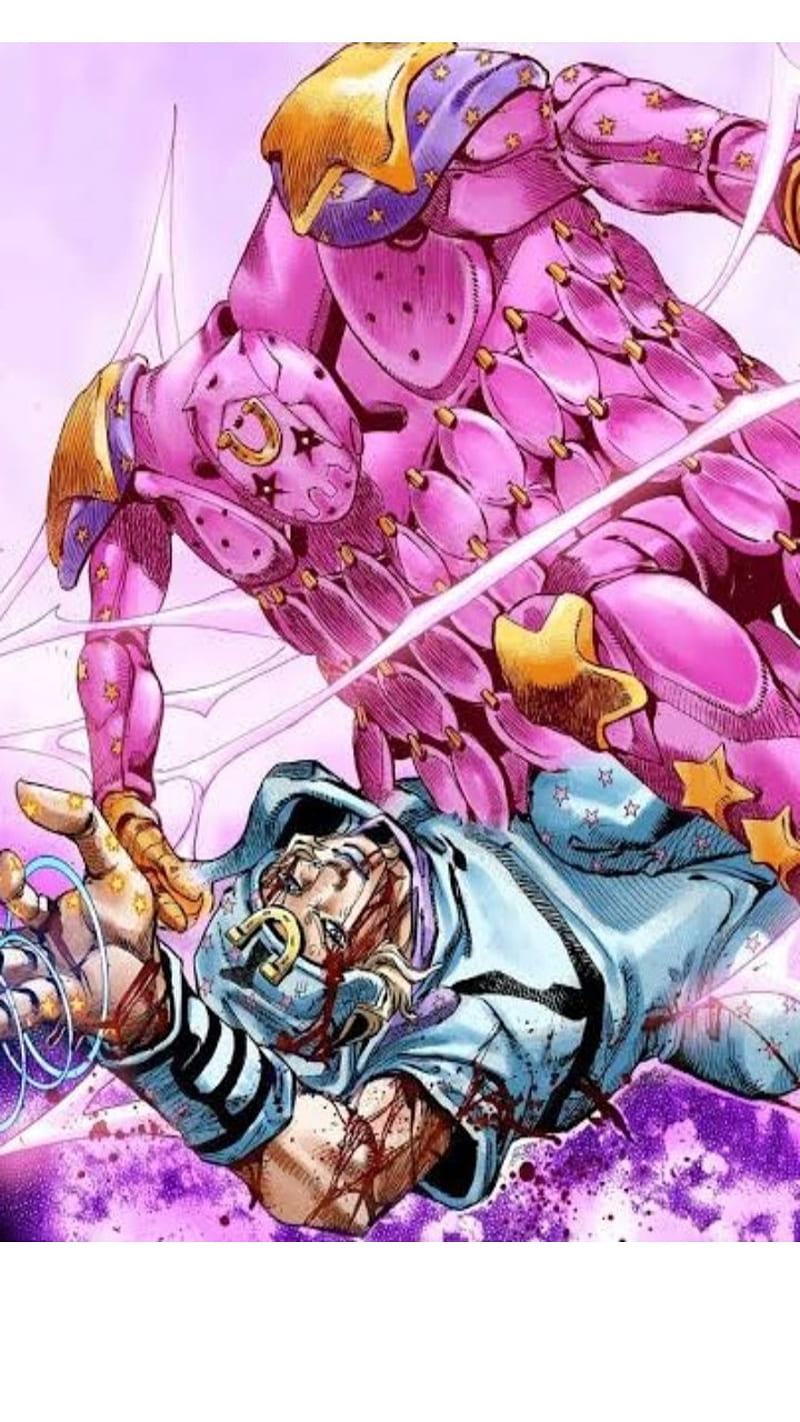 Fanart] Jonathan Joestar and Tusk (Act 4) colored.