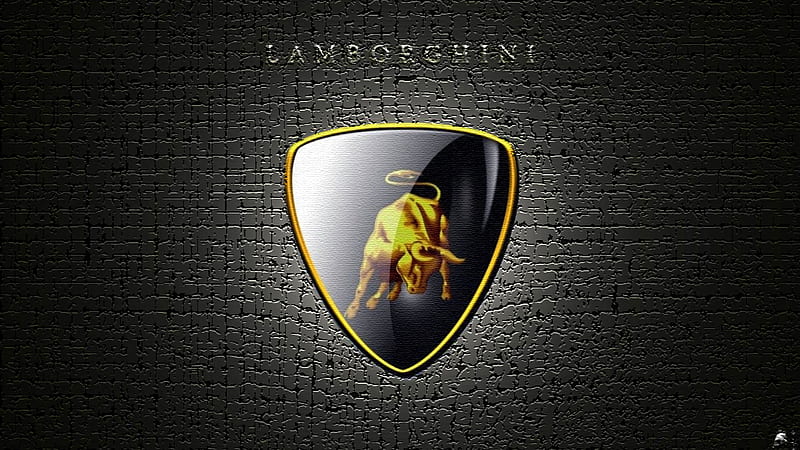 Lamborghini '(logo)' declaración, varonil, enfermo, negro, amarillo,  lamborghini, Fondo de pantalla HD | Peakpx