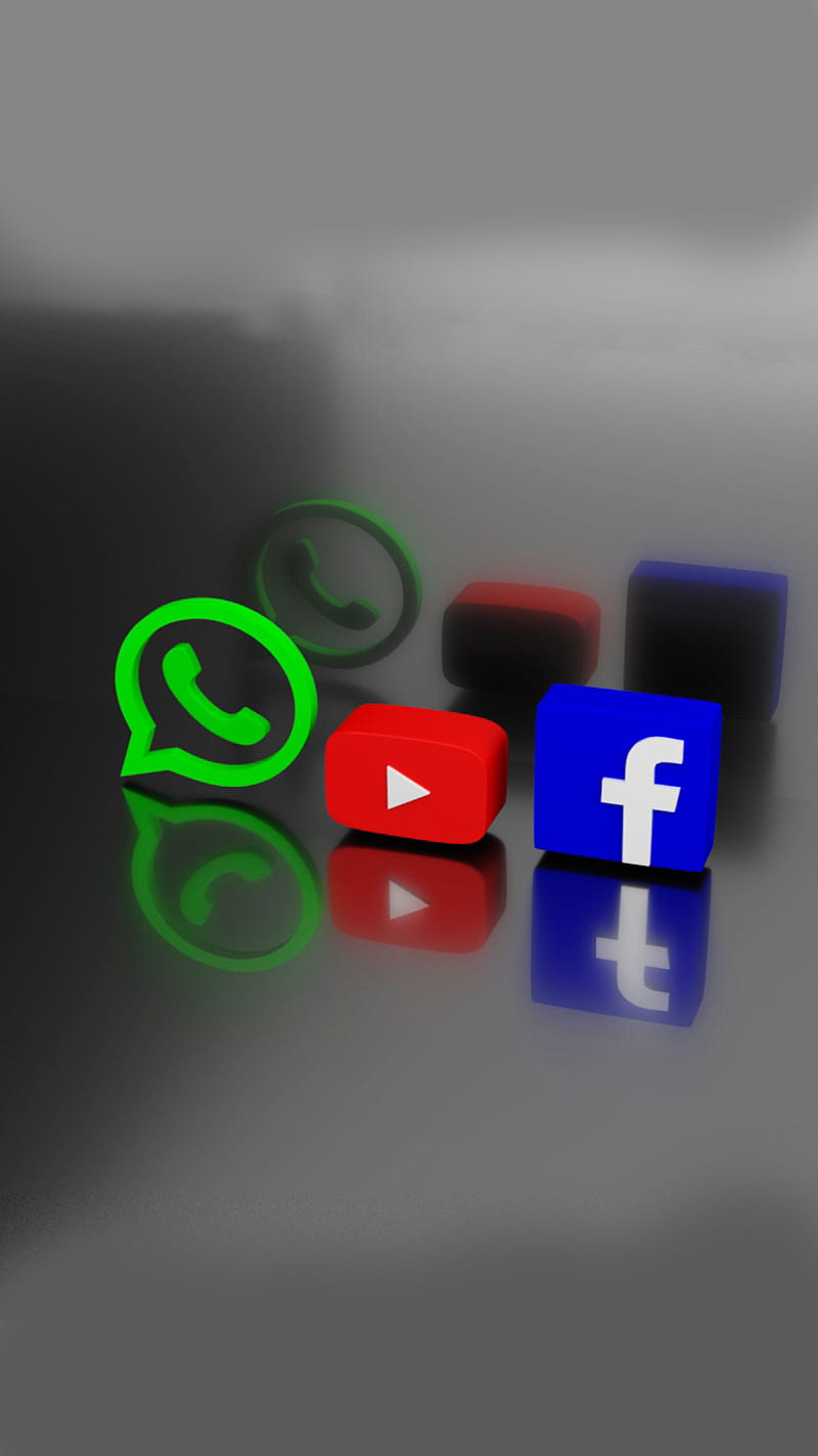 Social media , logo, desenho, HD phone wallpaper