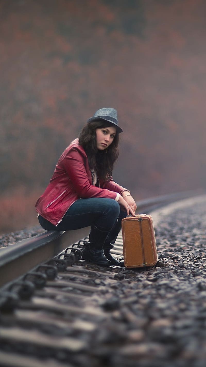 HD wallpaper: girl, pose, railroad, Steampunk Kimberly, railroad track, rail  transportation | Wallpaper Flare