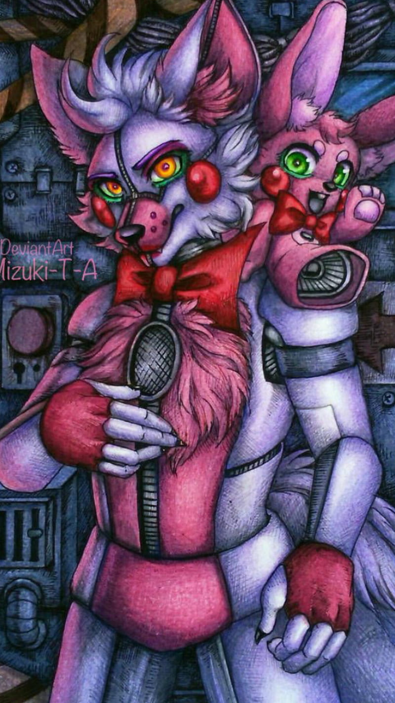 Funtimez and Lolbit!  Funtime foxy, Fnaf foxy, Fnaf wallpapers