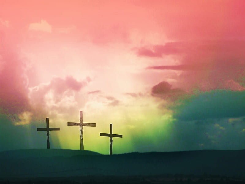 Golgotha, christ, jesus, sunrise, cross, HD wallpaper | Peakpx
