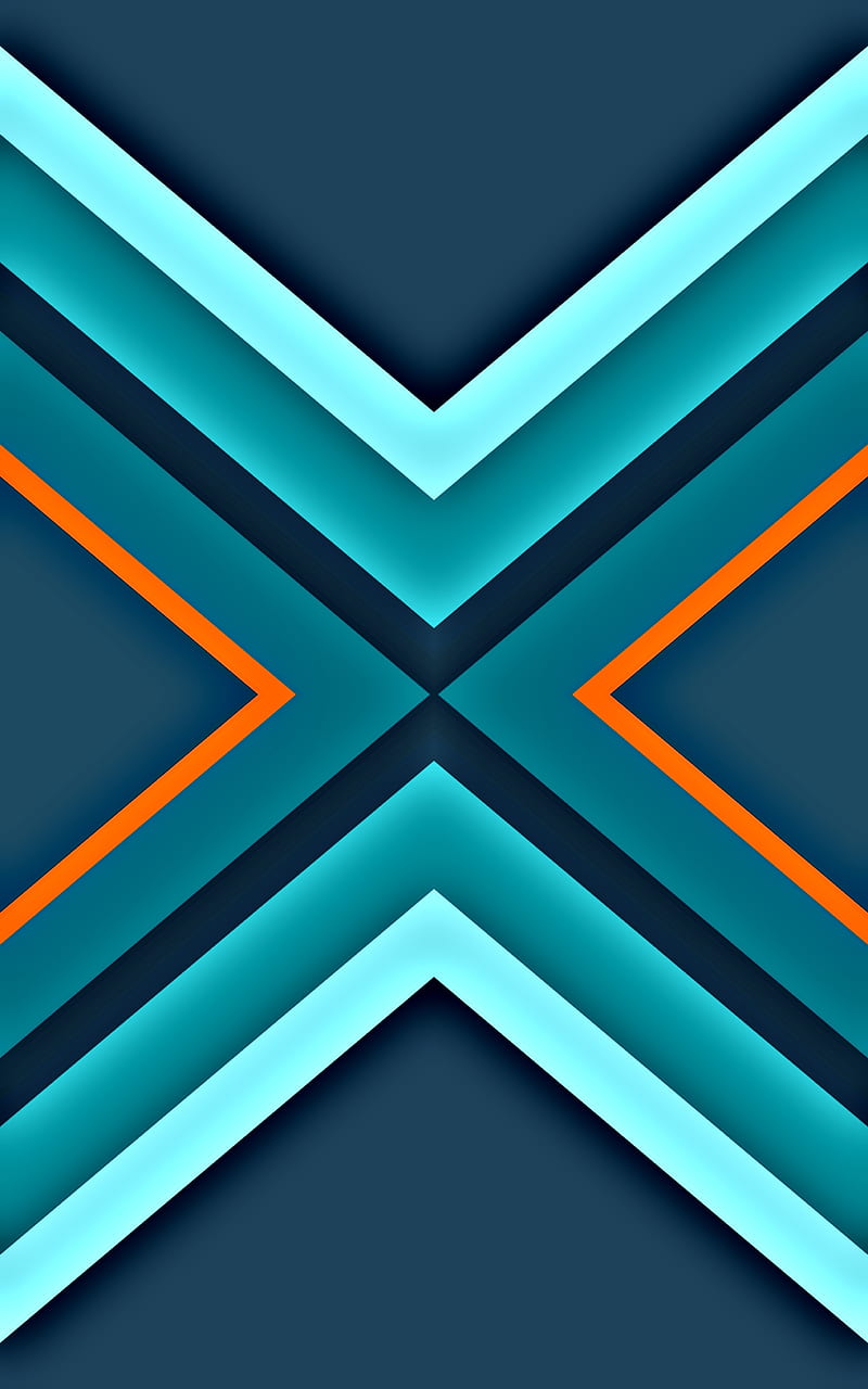 Material design 608, android, blue, dark, geometric, lines, material design,  HD phone wallpaper | Peakpx