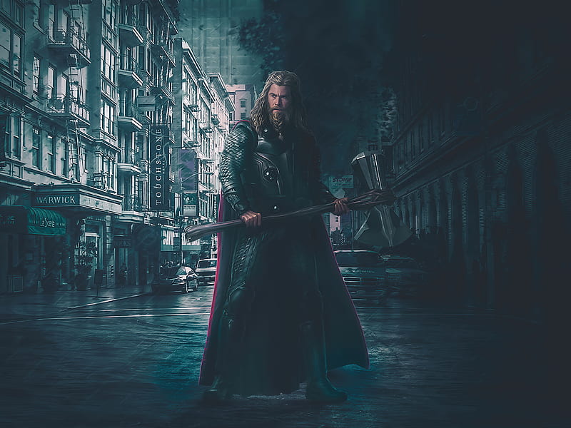 Thor Stormbreaker , thor, superheroes, artwork, artist, artstation, HD wallpaper