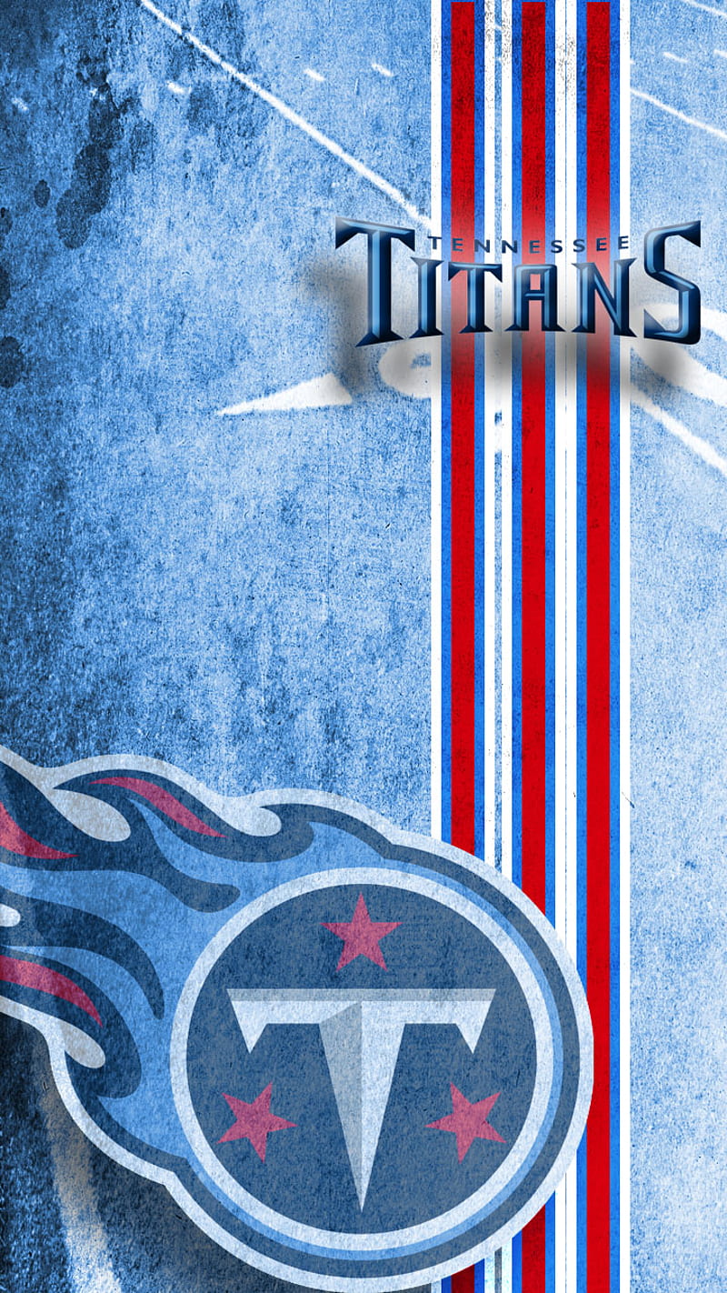 Tennessee Titans, blue, football, nfl, red, scroggins, HD phone wallpaper
