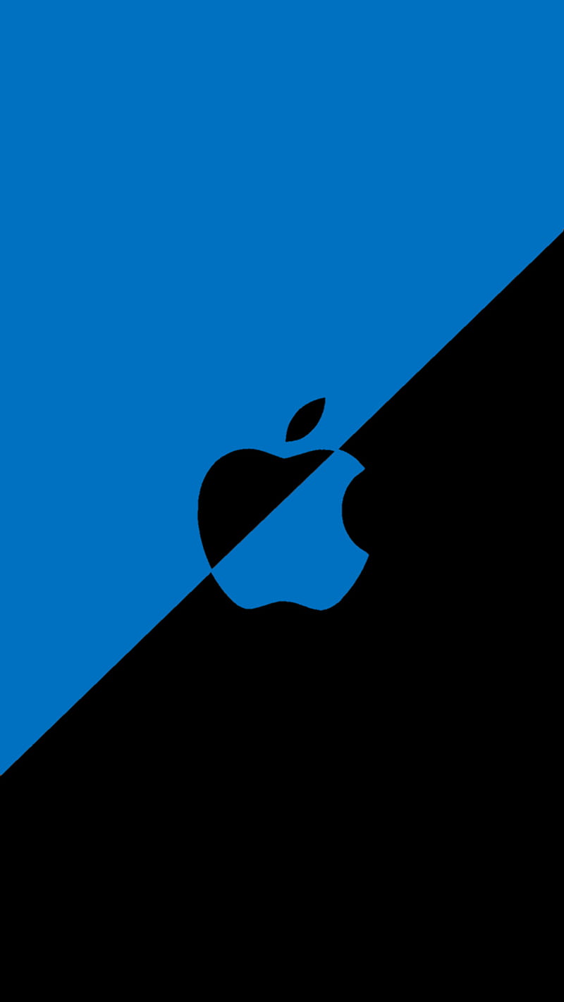 Apple Blue, apple logo, iphone, iphone, HD phone wallpaper | Peakpx
