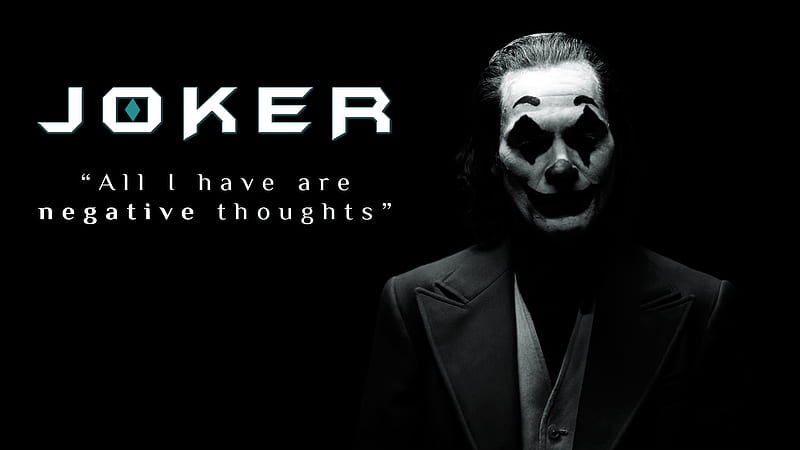 Joker Joaquin Phoenix Wearing Black Coat With Black Background Joker, HD wallpaper