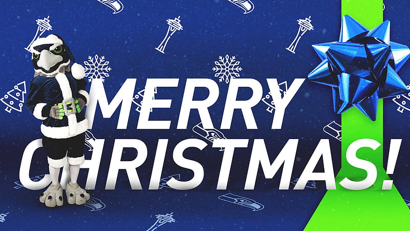 Seattle Seahawks - Merry Christmas, HD wallpaper Seattle Seahawks - Merry Christmas, HD wallpaper