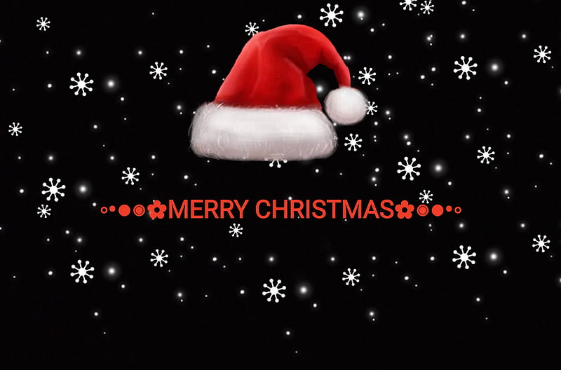 MERRY CHRISTMAS, december, dp, profile, santa, whatsapp dp, HD wallpaper