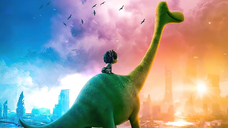 Dino en 2047 el buen dinosaurio, pixar, disney, películas, el buen  dinosaurio, Fondo de pantalla HD | Peakpx