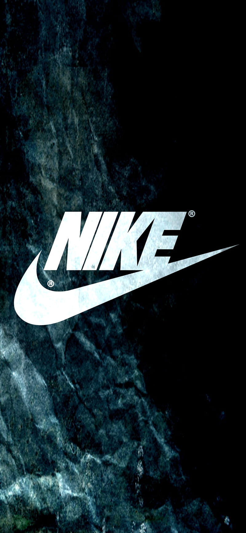 Nike, air, black, brand, logo, water, wave, waves, HD phone wallpaper