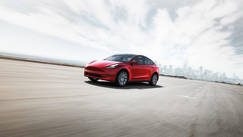 2021 Tesla Model Y, Electric, SUV, car, HD wallpaper