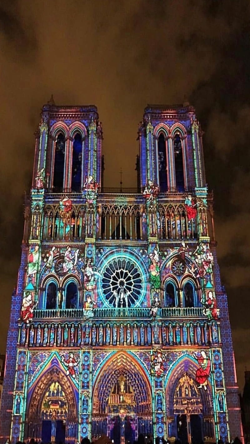 Notre Dame, cathedral, paris, HD phone wallpaper