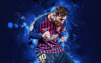 Lionel Messi, Joy, 2020, Barcelona Fc, La Liga, Argentinian Footballers 