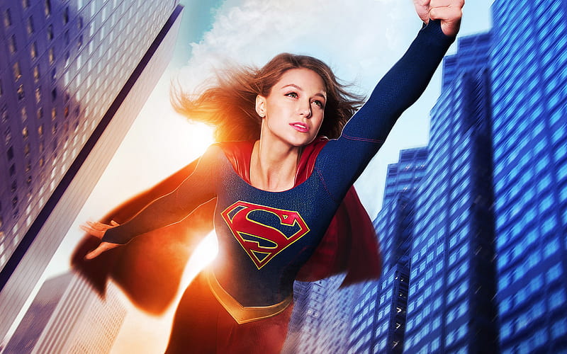 melissa benoist supergirl-Movie, HD wallpaper