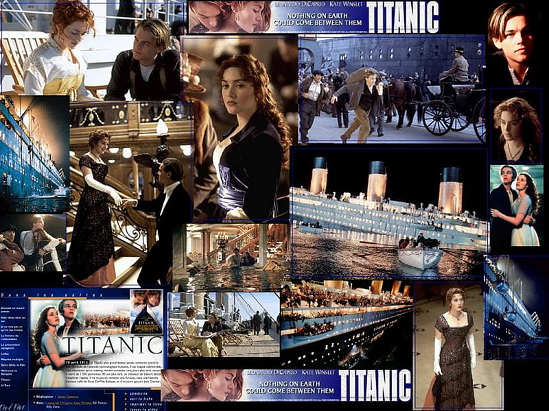 Titanic - Kate Winslet - Leonardo D. Caprio, titanic, HD wallpaper