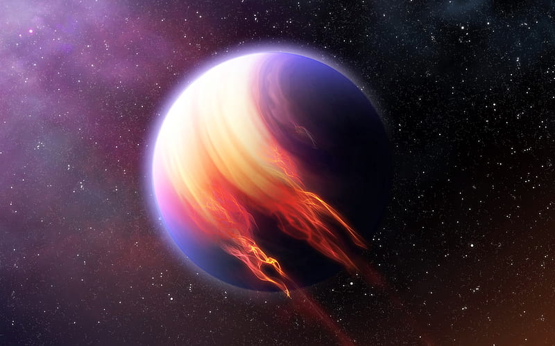 Planet Fire Universe 2020 High Quality, HD wallpaper