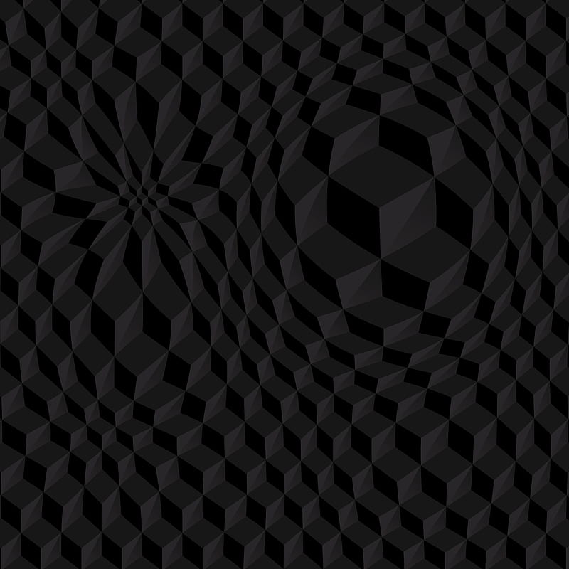 cubes, volume, black, texture, structure, HD phone wallpaper