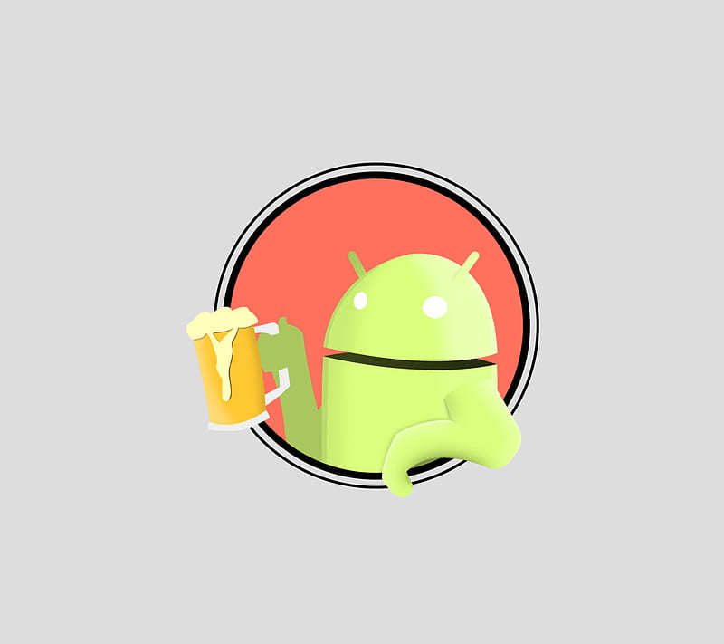 Beer Droid, android, beer, droid, logo, HD wallpaper