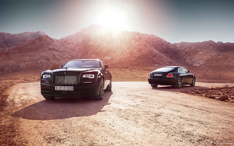 Rolls Royce Wraith Black Badge , rolls-royce-wraith, rolls-royce, carros, behance, HD wallpaper