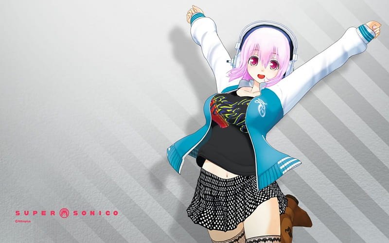 Jump For Joy, Headphones, Anime, Mini Skirt, Super Sonico, Anime Girl,  Sonico, HD wallpaper | Peakpx
