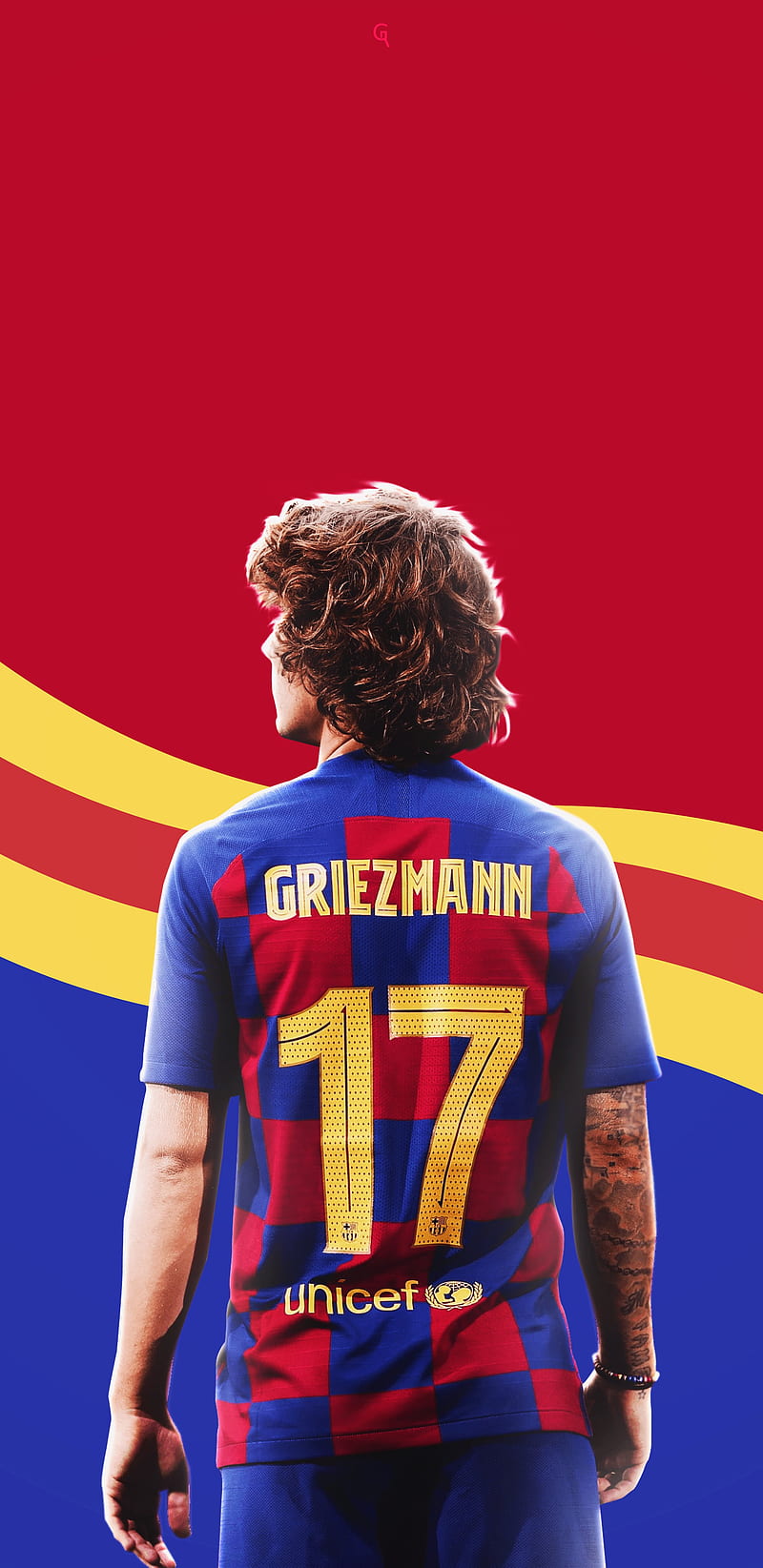 Antoine Griezmann, barca, barcelona, football, french, soccer, HD phone wallpaper