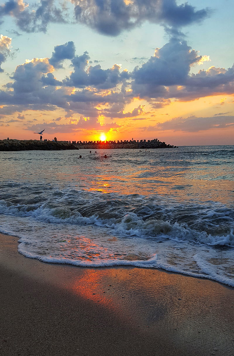 Amanecer, playa, amor, naturaleza, mar, Fondo de pantalla de teléfono HD |  Peakpx