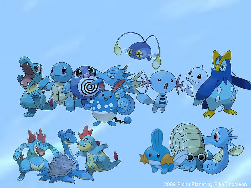 pokemon all water types