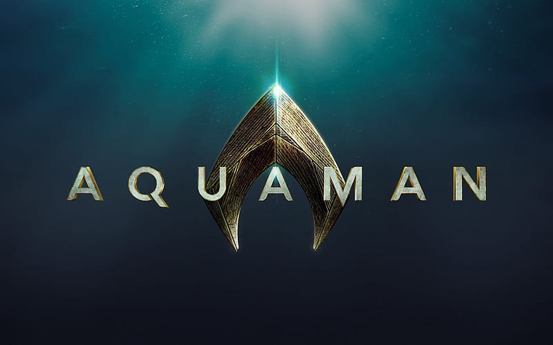 Aquaman, 2017, Justice League, Emblem, logo, superhero, HD wallpaper
