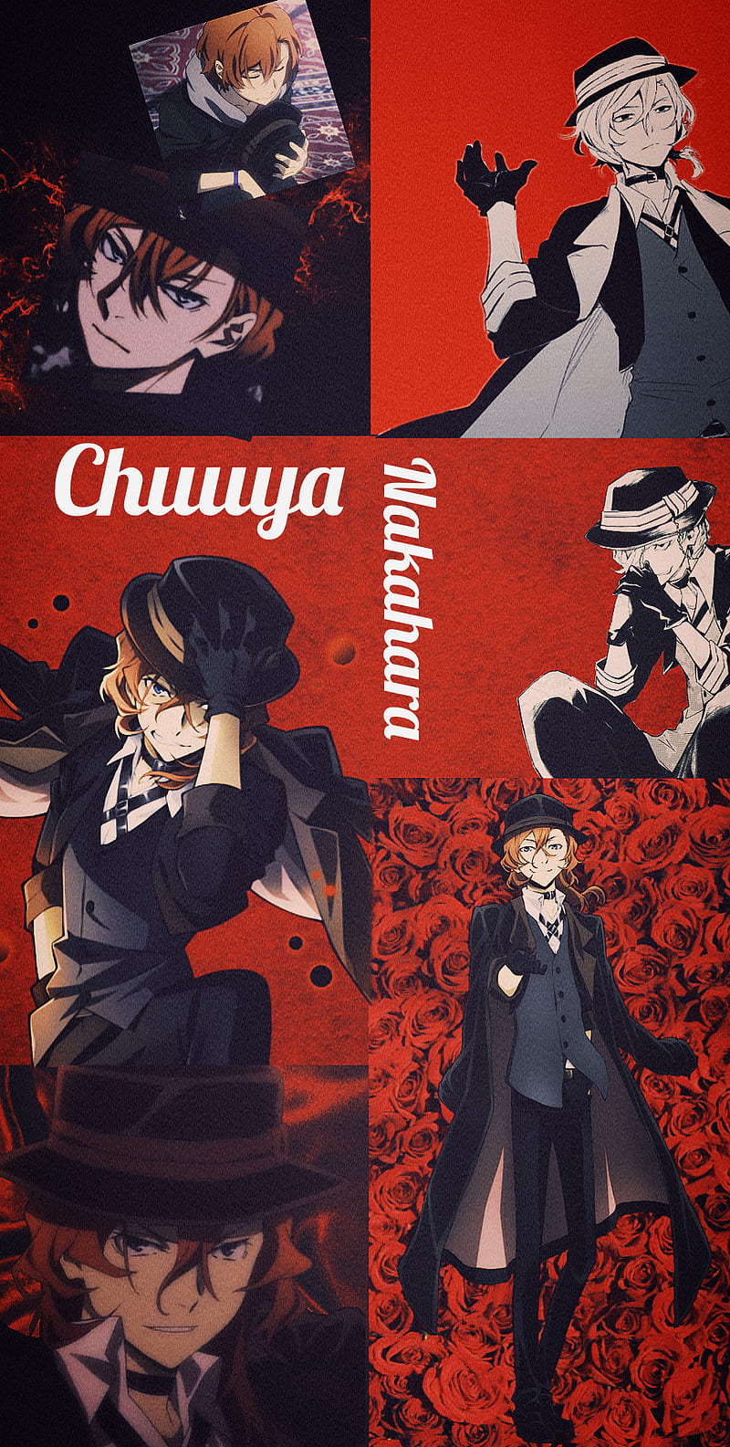 Chuuya, bsd, portmafia, villain, HD phone wallpaper