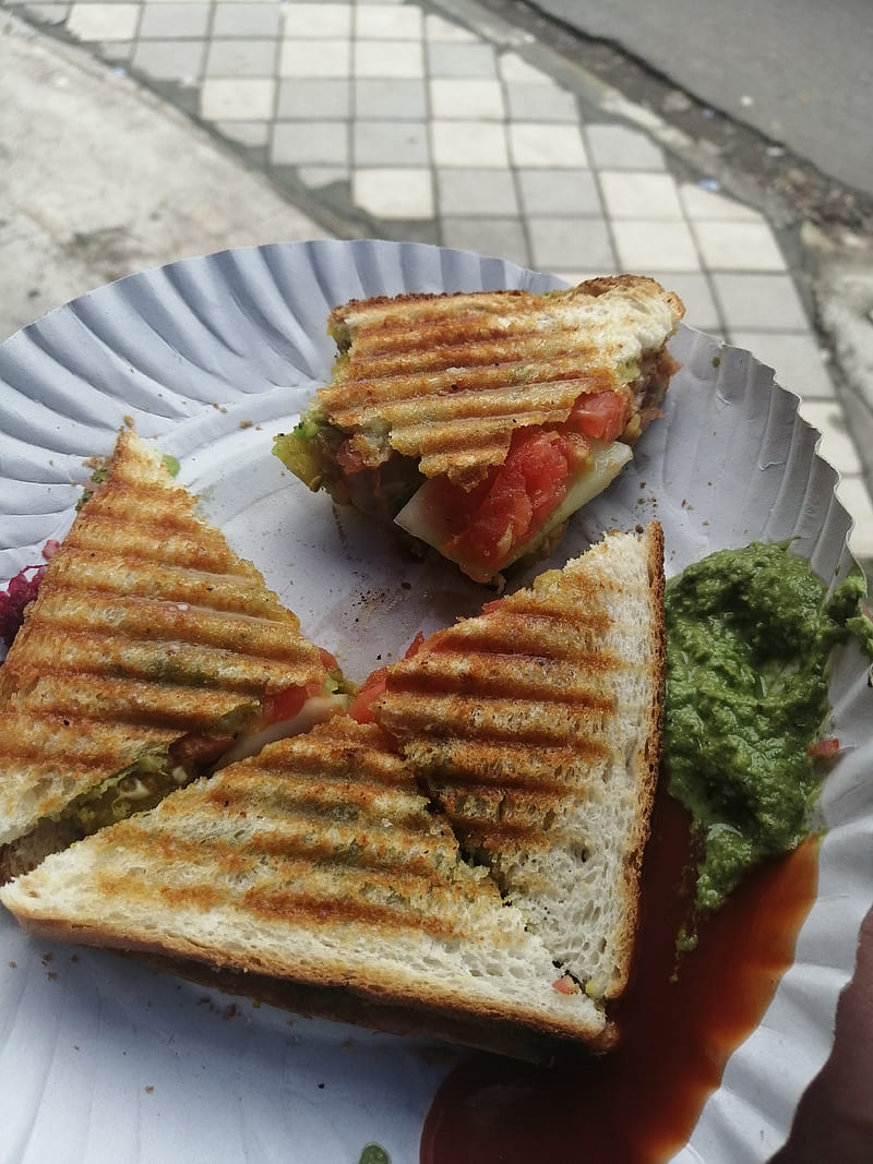 Sandwich , delicious sandwich, fast food, mumbai food, mumbai sandwich, street food, tasty sandwich, HD phone wallpaper