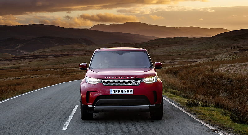 2018 Land Rover Discovery HSE (Color: Firenze Red) - Front , car, HD wallpaper