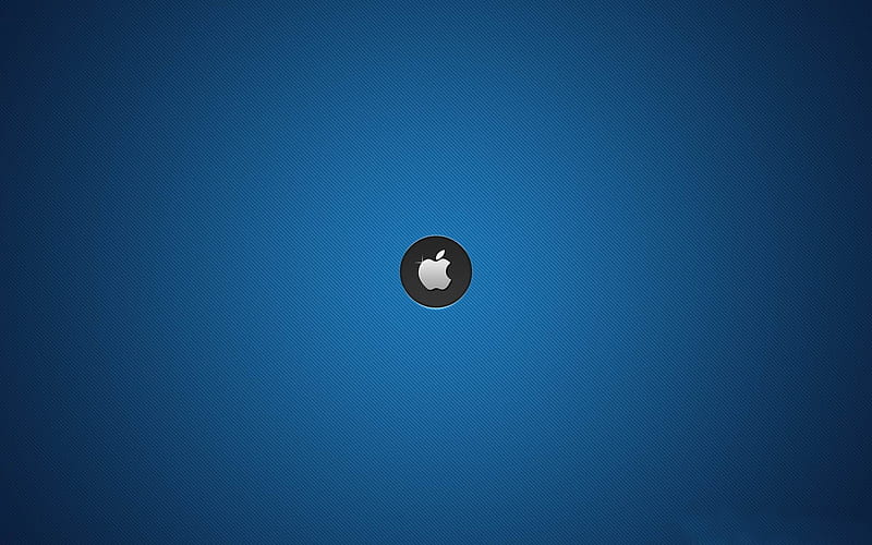 blue background-Apple MAC theme, HD wallpaper