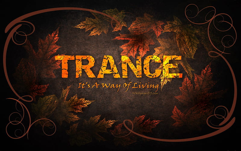 Fall trance, nice work, fall, leaves, trance, life, music, great design, uautmn, HD wallpaper