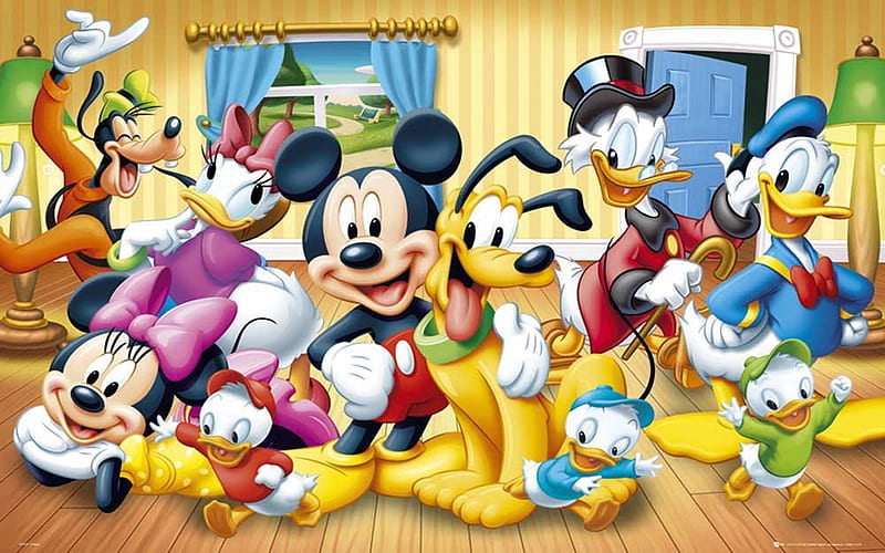 Friends, gooffy, minnie, pluto, mickey mouse, daisy, disney, donald duck,  HD wallpaper | Peakpx