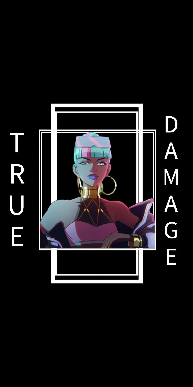 I made some True Damage Qiyana wallpapers (Sorry for the low